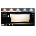Feit Edgelit 1X12X23.8IN Brushed Nickel White Led Flat Panel Light. Fixed Price $82.08.