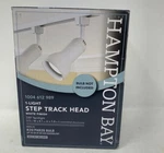 Hampton Bay White 1-LIGHT Led Linear Step Track Lighting Head 1004612989. Fixed Price $25.00.