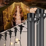 Apluschoice Commercial Led Event Curtain Lights With 10FT Poles 40FT Cable IP44. Fixed Price $650.90.