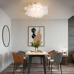 Led Round Ceiling Light, Pendant White Fixture Modern Lamp. Fixed Price $84.51.