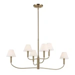 Kichler Eadie 41" Light Chandelier, Champagne Bronze - 52767CPZ. Fixed Price $664.99.