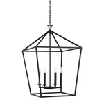 Savoy House 3-422-6 Townsend Light 24"W Taper Candle Pendant Black. Fixed Price $747.20.