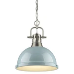 Golden Lighting 3602-L-PW Pewter Duncan Single 14"W Pendant. Fixed Price $148.49.