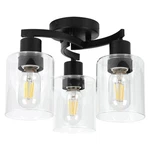 Wilon Black Flush Mount Ceiling Farmhouse Kitchen Fixture 3-LIGHT E26. Fixed Price $90.21.