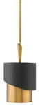 Fredrick Ramond FR34317 Brass Gigi Single Light 10"W Mini Pendant. Fixed Price $339.15.