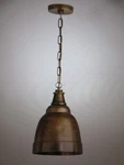 Capital Lighting Sedona 100-WATT 1-LIGHT Oxidized Brass Sand Cast Bell Pendant. Fixed Price $199.95.