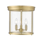Z-lite 742F13 Thayer Light 13"W Flush Mount Ceiling Fixture Gold. Fixed Price $180.20.