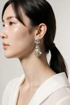 $45 Givenchy Murray Silver Tone Crystal Drop Chandelier Earrings 716GN. Fixed Price $29.00.