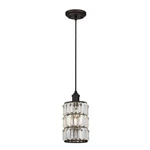 Westinghouse Sophie 1-LIGHT Oil Rubbed Bronze Mini Pendant W/crystal Prism Shade. Fixed Price $50.00.