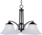 Maxim 20094 Bronze Aurora 22"W 3-LIGHT Chandelier. Fixed Price $193.80.