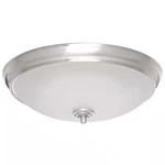 Hampton Bay Clifton 11 In. Brushed Nickel Selectable Led Flush Mount. Fixed Price $23.46.