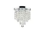 Merra 11 In. 5-LIGHT Chrome Flush Mount Chandelier With K9 Crystals. Fixed Price $39.00.