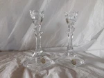 Vintage Crystal Holders Candlesticks Dining Room Table Holiday Dinner. Fixed Price $27.95.