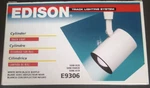 New Box 1995 Edison Track Lighting Cylinder Head E9306 White / Black. Fixed Price $14.95.