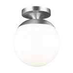 James Allan SGCF71530 Clay Light 8"W Semi-flush Globe Ceiling Silver. Fixed Price $79.00.
