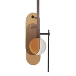 Studio SM24811AM Megalith 7"W Led Abstract Mini Pendant By Nina - Bronze. Fixed Price $718.00.