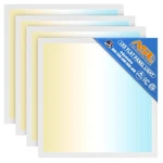 Allsmartlife 2X2 Led Flat Panel Ceiling Light 4-PACK, 0-10V Dimmable, 5CCT 30.... Fixed Price $253.82.