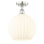Innovations Lighting 616-1F-14-12-WHITE Venetian-indoor Ceiling Polished. Fixed Price $265.76.