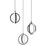 Afx LCKP09L30D1RND3 Lock 23"W Led Multi Light Pendant - Black. Fixed Price $412.80.