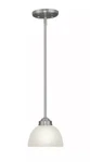 Livex Lighting 4210-91 Somerset 1-LIGHT 6.5"W Mini Pendant Brushed Nickel. Fixed Price $49.95.