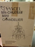 Vaxcel Mini 4 Light Brown Chandelier- MN-CHU016AW. Fixed Price $125.00.