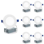 Meconard 6 Pack 4 Inch Led Recessed Ceiling Light With Junction Box, 2700K/3000K. Fixed Price $53.81.