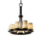 Justice Design Chandelier CNDL-8766-10-CREM-DBRZ. Fixed Price $958.40.