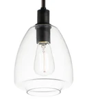 Maxim 11112CL Babylon 7"W Mini Pendant - Black. Fixed Price $68.00.