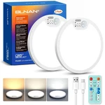 Blnan Rechargeable Motion Sensor Ceiling Light With Remote, Battery Operated .... Fixed Price $62.51.
