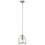 Kichler Mini 1 Light Pendant, Brushed Nickel - 42798NI. Fixed Price $154.97.
