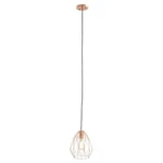 Deco 79 Metal Pendant Light Cooper Color With Bulb H-59254, 10"W / 90"H. Fixed Price $125.30.