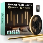 Dimmable 9.84FT Led Recessed Strip Light For Wood Slat Walls, Warm White. Fixed Price $173.99.