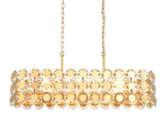 Eurofase Lighting 44287 Perrene 40"W Linear Chandelier - Gold. Fixed Price $1055.00.
