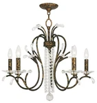 Livex Lighting 51005-71 Serafina Chandelier Applied Venetian Golden Bronze. Fixed Price $574.95.