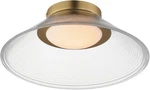 ET2 E22082-144 Jensen 12"W Semi-flush Ceiling Fixture Brass. Fixed Price $144.00.