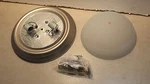 New** Sunset Lighting F7632-53 Two Flush Mount, Satin Nickel Finish. Fixed Price $19.13.