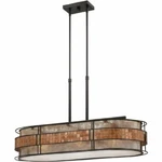 Quoizel MCLG337RC 3-LIGHT Laguna Island Chandelier In Renaissance Copper. Fixed Price $1049.99.