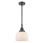 Innovations Bell Light 11.1" Mini Pendant, Matte Black/frosted 447-1S-BK-G71. Fixed Price $184.80.