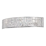 Dainolite Lighting V677-4W-PC Crystal Bathroom Light, Polished Chrome. Fixed Price $49.99.