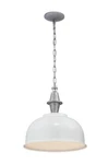 Progress Lighting Impress Industrial Dome Pendant Model #1341863. Fixed Price $25.99.