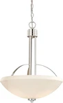 Vaxcel Lighting SA-PDU170 Solna 3 17"W Foyer Pendant Nickel. Fixed Price $179.99.