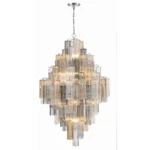 Crystorama Addis 20 Light Chandelier, Polished Chrome ADD-319-CH-AU. Fixed Price $4998.00.
