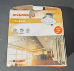 Sylvania 6" Ultra Led Recessed Kit 1500LM Cct Select 3000K-5000K Open Box. Fixed Price $15.00.