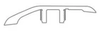 Shaw VSUN1-SUMTERPLUS 94"L Vinyl Flooring Omni Trim Shadow. Fixed Price $55.30.