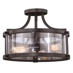Vaxcel Holbrook 16' Semi-flush Mount, Noble Bronze C0175. Fixed Price $299.99.