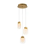 Eurofase Light Led Chandelier, Gold 38042-010. Fixed Price $1090.00.