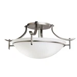 Kichler 3606 Pewter Olympia 3-LIGHT Semi-flush Indoor Ceiling Fixture. Fixed Price $73.39.