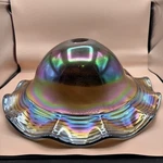 Todd Phillips 16" Quoizel Art Glass Pendant Torchiere Ceiling Lamp Shade. Fixed Price $110.00.