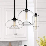 Rennnsan Kimberly 3-LIGHT Modern Black Kitchen Island Pendant Lights. Fixed Price $123.45.