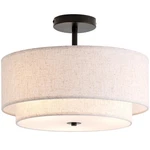 Calokes 16" Double Drum 3LIGHT Semi Flush Mount Ceiling Light, Classic Fabric.... Fixed Price $99.33.